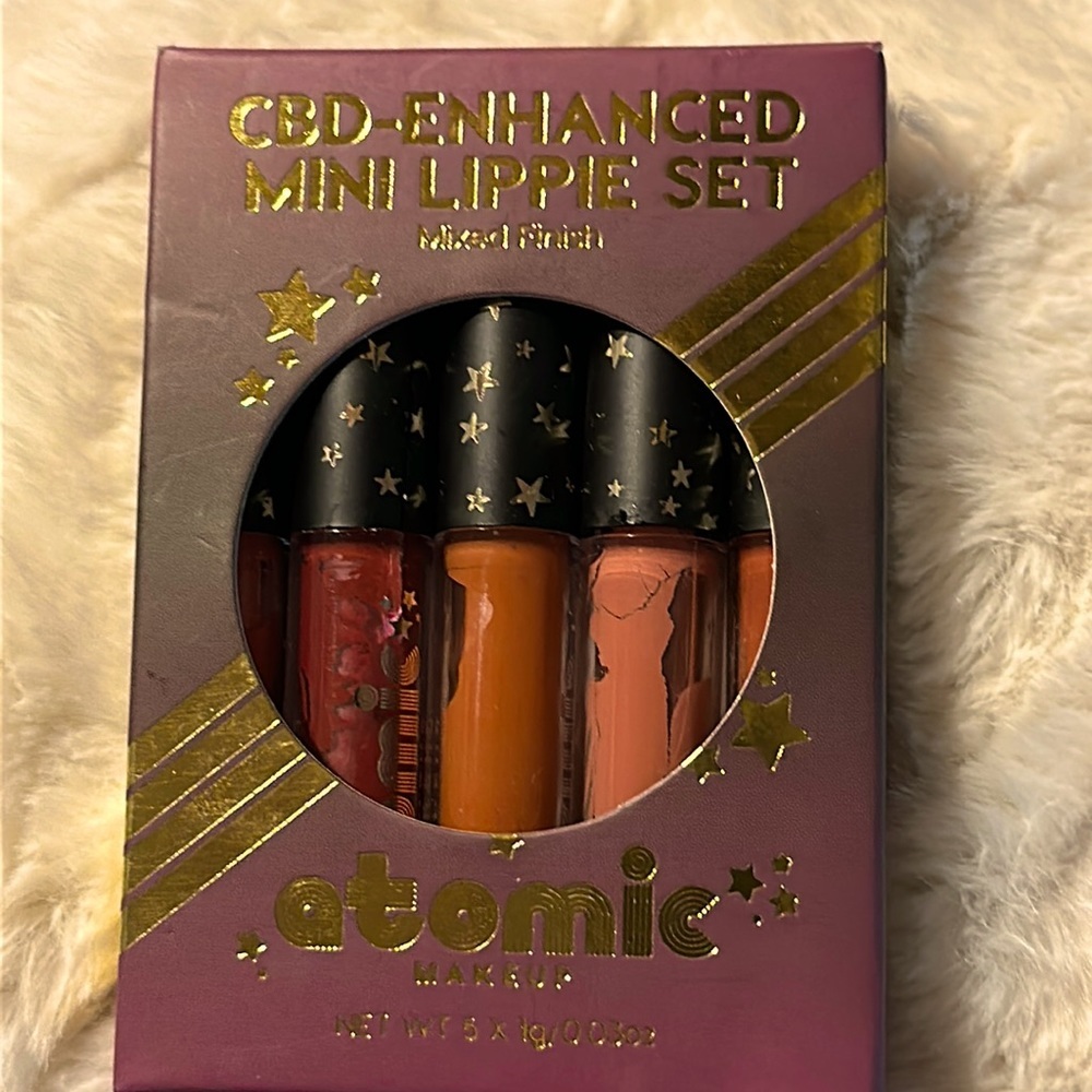 ATOMIC CBD Enhanced Mini Lippie Set 1g ea (5 mini lippies)